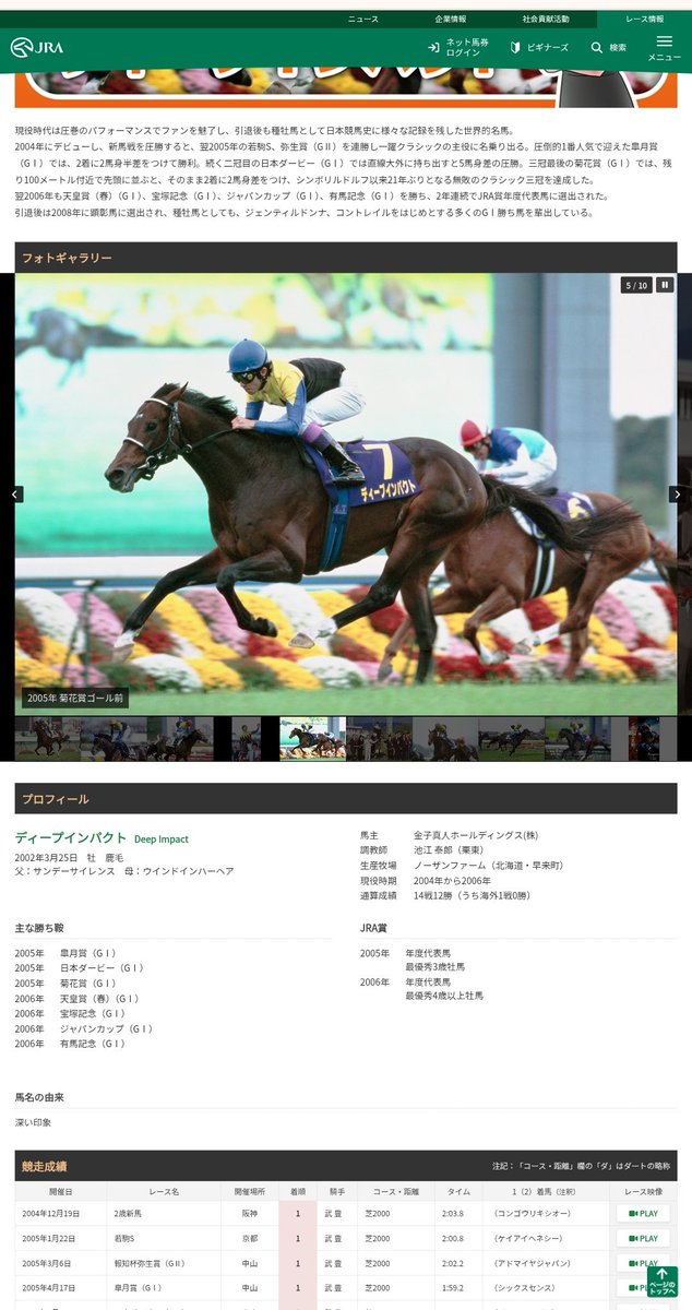 cotonex_333's tweet photo. 言われて気づいたけど
ディープインパクトが完全に「どっかの別の馬」なんですよね

競馬ファンにとって伝説の超有名馬で、ありえない間違い

令和の時代に「流行りのコンテンツに遅れて便乗してくる無リスペクトで粗雑な商売」を見るとは思わなかった
#しまむら それでいいのか？ https://t.co/6uhkq5BSvg