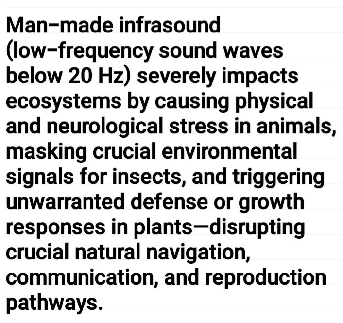 one3dsoul's tweet photo. @D_ByersArtist @BrianEntin It effects humans, animals insects & plants
Human: #StressHormones
#HeartDisease #MentalHealth
Animal/Insect/Plant #Communication #Pollinators
#PredatorAndPreyInteractions #Mating #Migration
INFRASOUND & YOUR HEALTH: WHAT SCIENTISTS KNOW ABOUT ITS EFFECTS
https://t.co/HgXOBigJQ6 https://t.co/1aZLpEyFk1