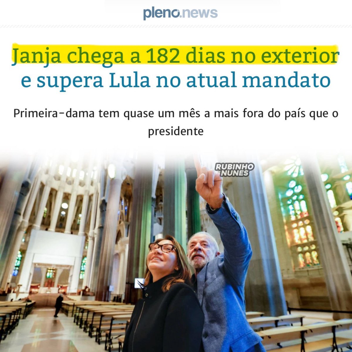 RubinhoNunes's tweet photo. Janja: a primeira primeira-dama home office do mundo. 🤡 https://t.co/MXoDuTC1mW