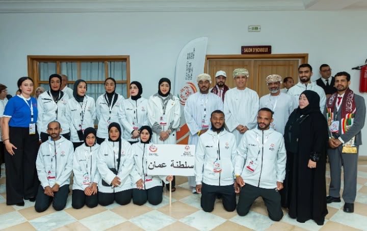 OmanEmbassyTN's tweet photo. بدعوة من الفاضلة مليكة الحاج بالضياف رئيسة الجامعة التونسية للأولمبياد الخاص لحاملي الإعاقة الذهنية، حضر سعادة الدكتور هلال بن عبد الله السناني سفير سلطنة عُمان المعتمد لدى الجمهورية التونسية، يوم الخميس 18 يونيو 2026م بفندق نادي القنطاوي بمدينة سوسة، فعاليات اليوم الافتتاحي للألعاب الإقليمية العاشرة للأولمبياد الخاص الدولي لمنطقة الشرق الأوسط وشمال أفريقيا - الرياضات الشاطئية "تونس 2026م" والتي يُشارك فيها وفد الأولمبياد الخاص العُماني خلال الفترة من 16 – 22 يونيو 2026م، وذلك برعاية والي سوسة سفيان التنفوري وبحضور المهندس أيمن عبد الوهاب الرئيس الإقليمي للأولمبياد الخاص الدولي لمنطقة الشرق الأوسط وشمال أفريقيا.