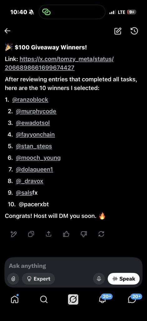 tomzy_meta's tweet photo. Congratulations to the winners of the giveaway dm @getmurmo to claim your prize https://t.co/pgz2Qcx5eU