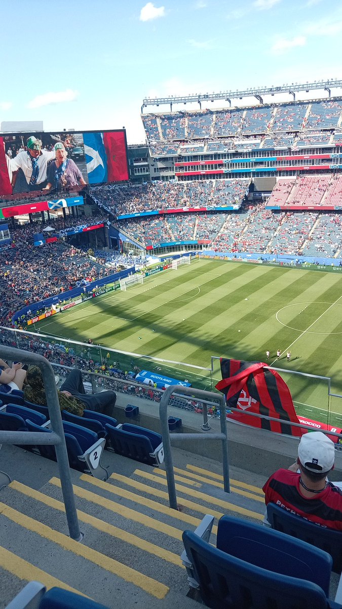 oscarbebeto's tweet photo. Espectacular luce Estadio de Boston 
Marruecos vs Escocia https://t.co/fAoaxMqwwe