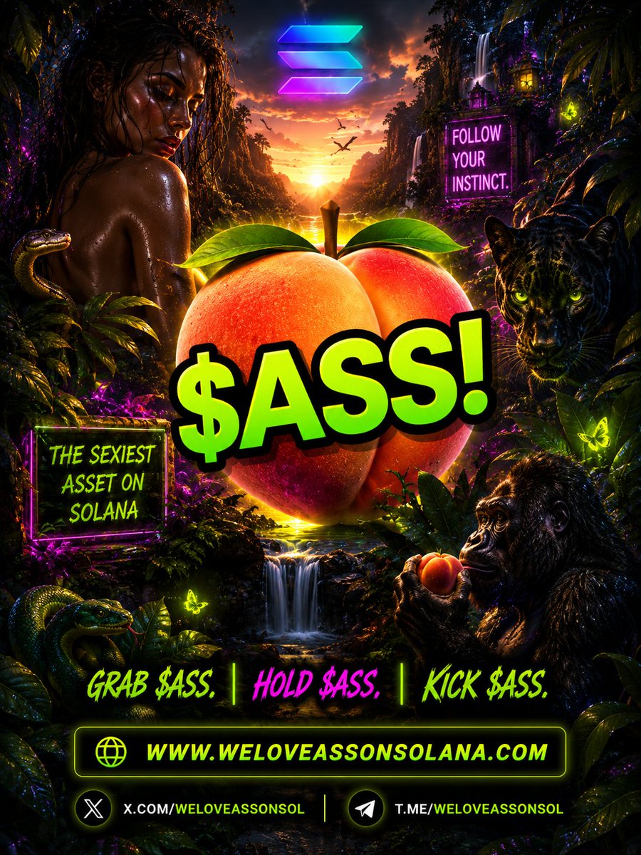 WELOVEASSONSOL's tweet photo. Instinct existed long before charts, markets, or money.

Some things don't need explaining.
They simply attract attention.

👀 You see it.
⚡ You get it.
🔥 You want it.
💎 You GRAB it.

Human nature hasn't changed.
That's why people keep finding $ASS.

Too tempting to ignore! 🍑 https://t.co/i0sz4G5itz