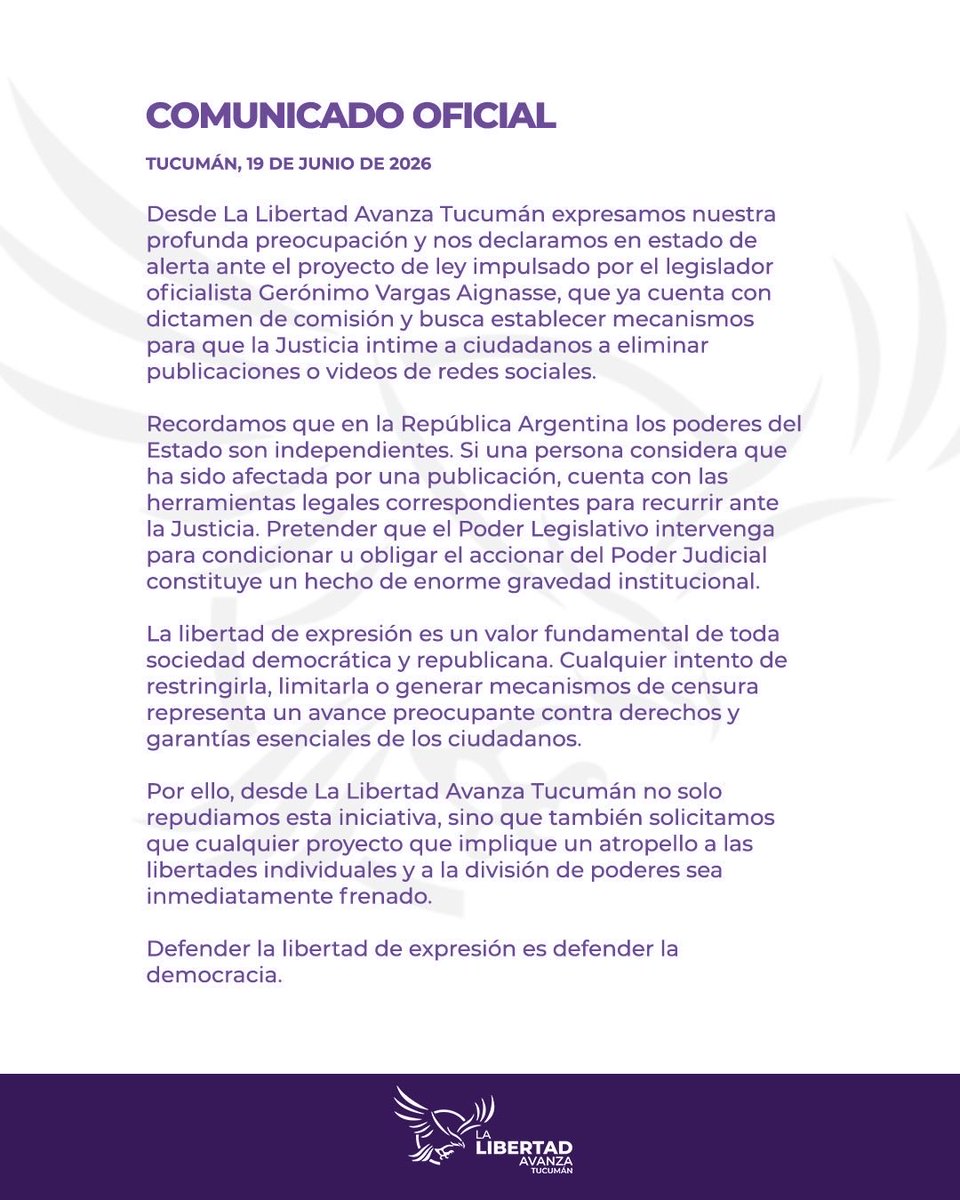 fargosi's tweet photo. No debemos admitir que se impida la libertad de expresión.

No es para los políticos ni para los periodistas.

Es para todos y todos debemos defenderla. https://t.co/0UK9jdP1au