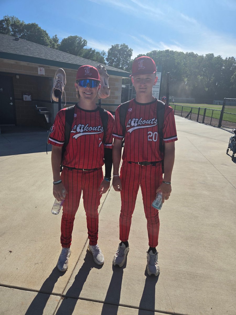 championstourn's tweet photo. Two MVPs for the Adrian Lookouts!

Gage Breining (left)
RF 2-2 At the plate

Cory Niles (right)
LHP 4 Scoreless IPs https://t.co/SiBTYZpMhw