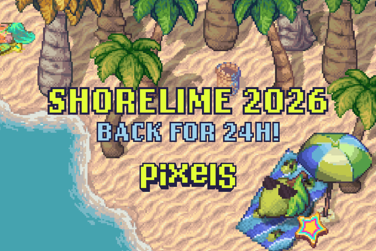 pixels_online's tweet photo. Summer Solstice only comes once a year -- and so do Shorelimes 🍋🌴

24 hours. One beach. A very impatient merchant, a happy little cloud, and Shorelime Auras up for grabs.

🍋 See you Sunday at 8 AM UTC 🍋

Get all the details ⬇️