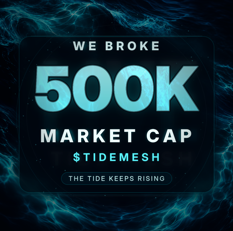 tide_mesh's tweet photo. 500K Market Cap https://t.co/OSfODYgIwb