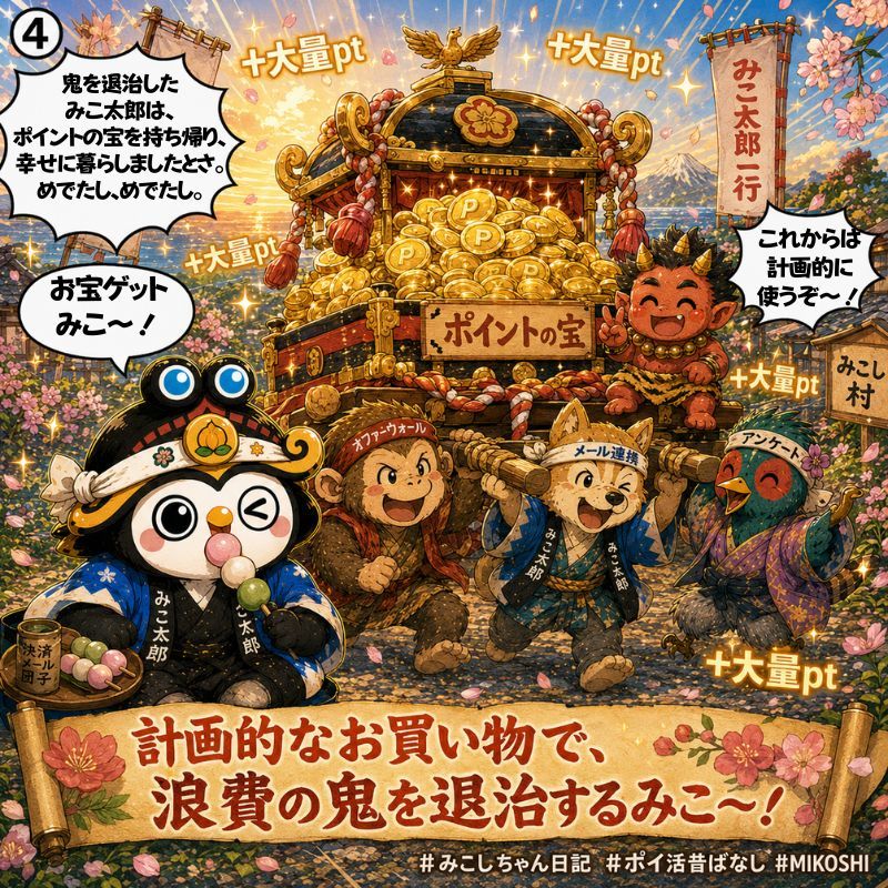 MIKOSHI【公式】@ほったらかしポイ活 tweet media