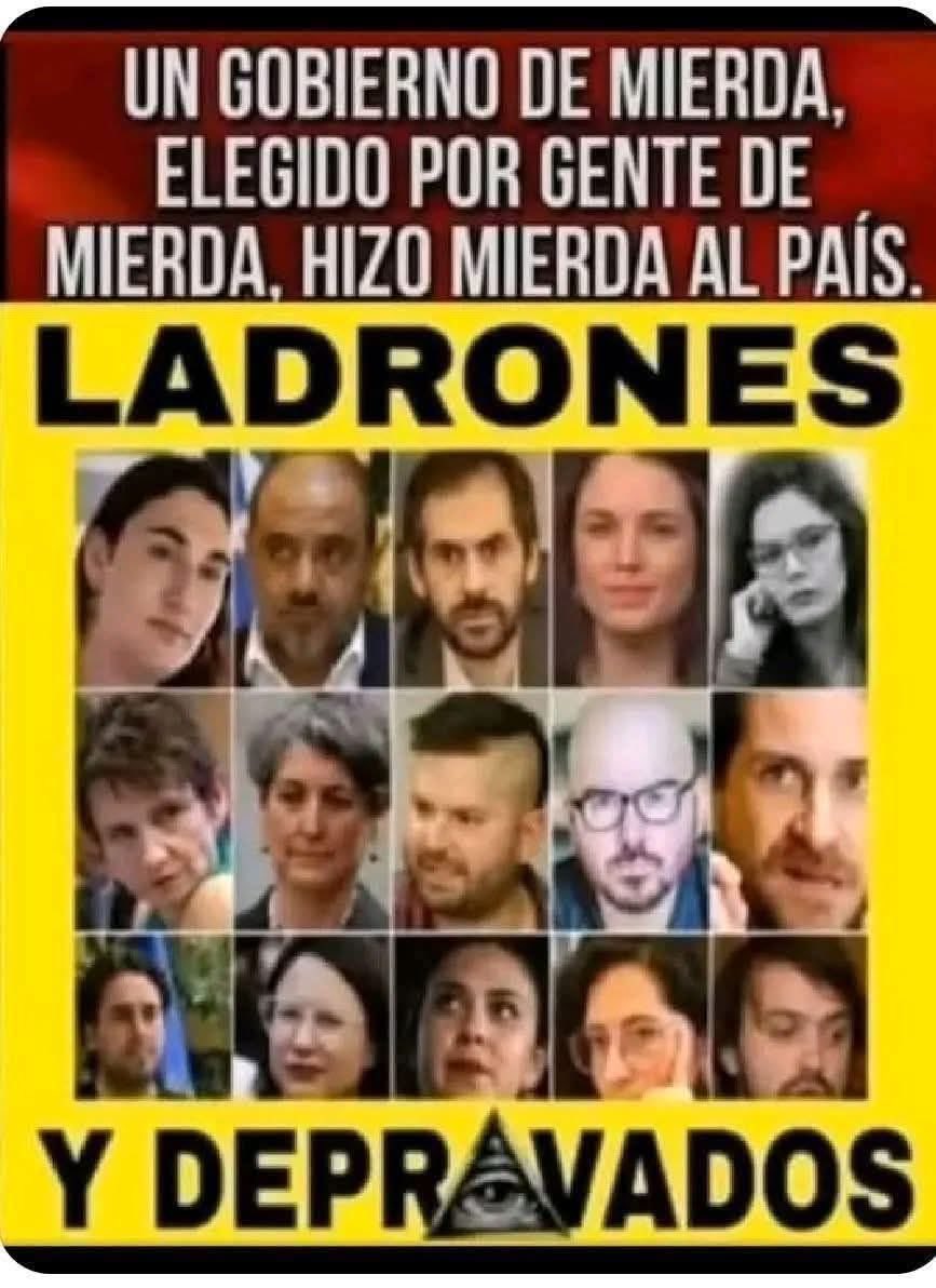 Pattm122's tweet photo. @elfrente_amplio Para los chilenos ustedes son unos sinvergüenzas https://t.co/1bObisFHMX