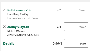 stevebeaten's tweet photo. Slovak darts open (20/06)
Last bet is this double - 0.5U https://t.co/Zy3XkIVQer