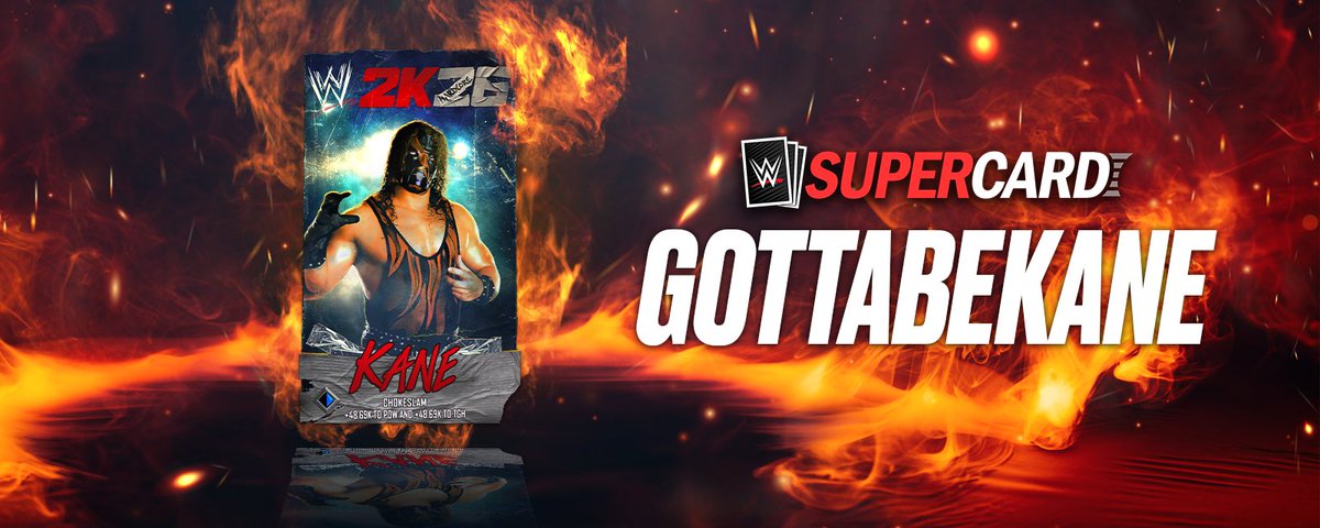 WWESuperCard's tweet photo. Bah gawd! Use code GOTTABEKANE at https://t.co/AP90gl2YFO! https://t.co/fUQ3u1lPaP
