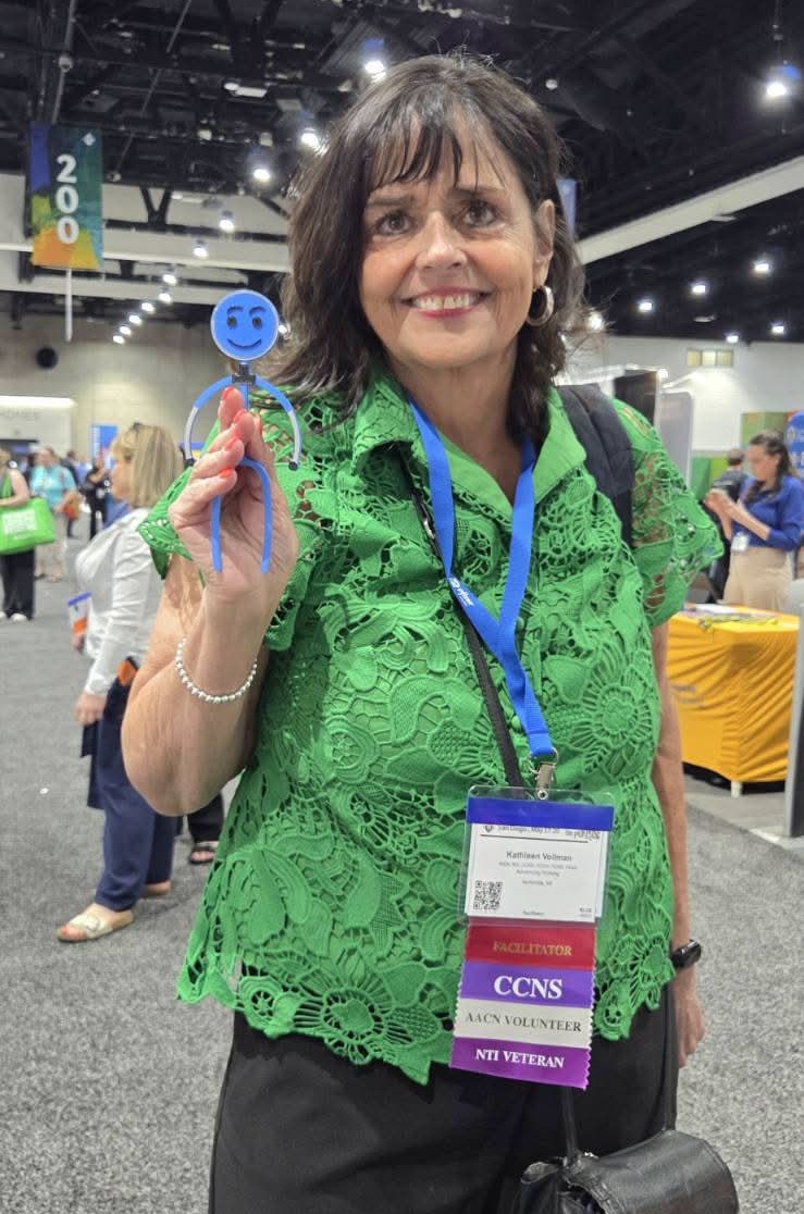 aseptiscope's tweet photo. 🏆 Stethoscope Hygiene Champion of the Week: Kathleen Vollman, MSN, RN, CCNS, FCCM, FCNS, FAAN

Kathleen is a recognized expert in stethoscope hygiene and has authored multiple peer-reviewed publications on the topic.

#Disky #StethoscopeHygiene #PatientSafety https://t.co/U5BJmyCfD5