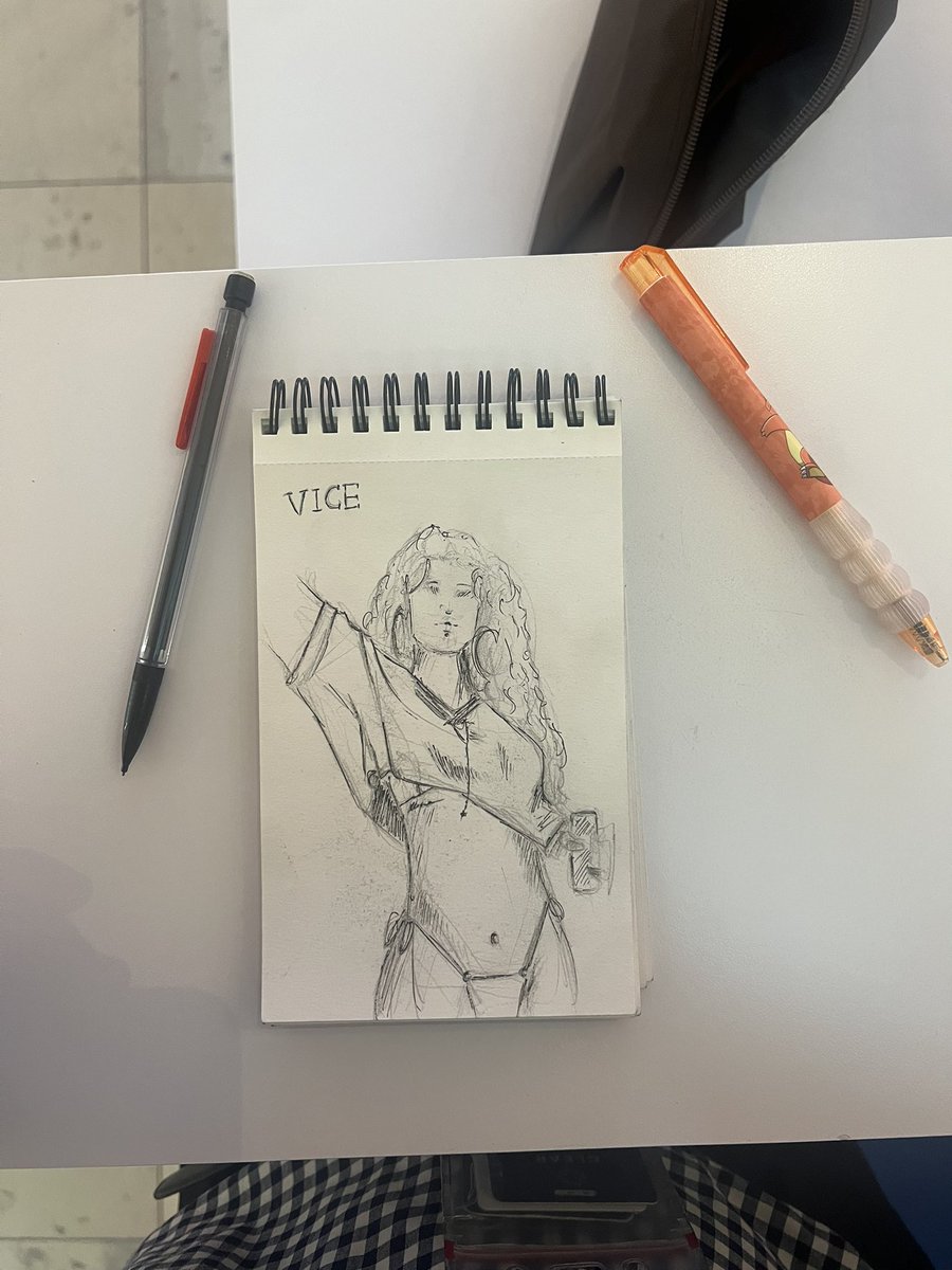 Mark_a_Real1's tweet photo. Couldn’t resist drawing Gta VI’s cover girl https://t.co/KyggYrf0nw