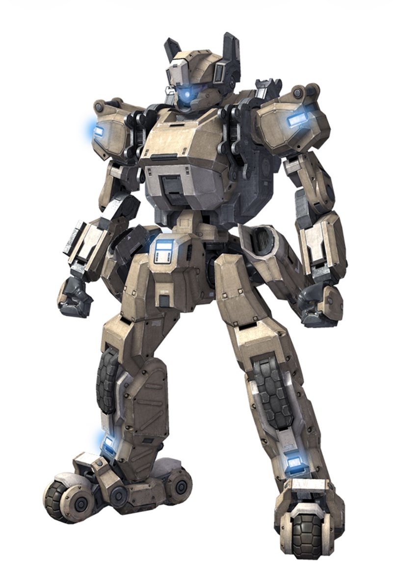 helonegimiso's tweet photo. ガンダムっぽくもACっぽくもエヴァっぽくもないデザイン
忘れちゃいけないボーダーブレイク、これもACっぽいに分類されがちか

ヒジやヒザ関節の機構が面白い機体が多く、ゲーム内での動きが見ていて楽しい
装甲の塊みたいなのから殆どフレームしか残ってないような極端な軽量機までバリエも多彩 https://t.co/AwNyI4Iitn