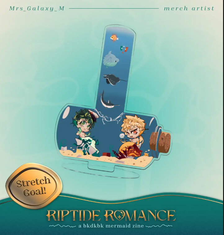 Mrs_Galaxy_M's tweet photo. Last design I made for the Zine! 

Honestly, I had so much fun making this standee, especially drawing the seahorses. 

Get it before pre-orders close!! Sh0p link 👇

@bkdkbkmerzine https://t.co/CyZSdeNs2d