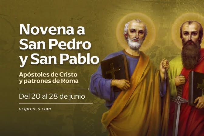 DianaMontanari's tweet photo. ✝ #Católicos inician la novena a «San Pedro» y «San Pablo».
Festividad: 29/06. #29J
https://t.co/7b3wSW6sYN
⛪ #Santoral #Religión #Oraciones #Novenas 📿 #FE🙏🏼 https://t.co/7IygaAmpRy
