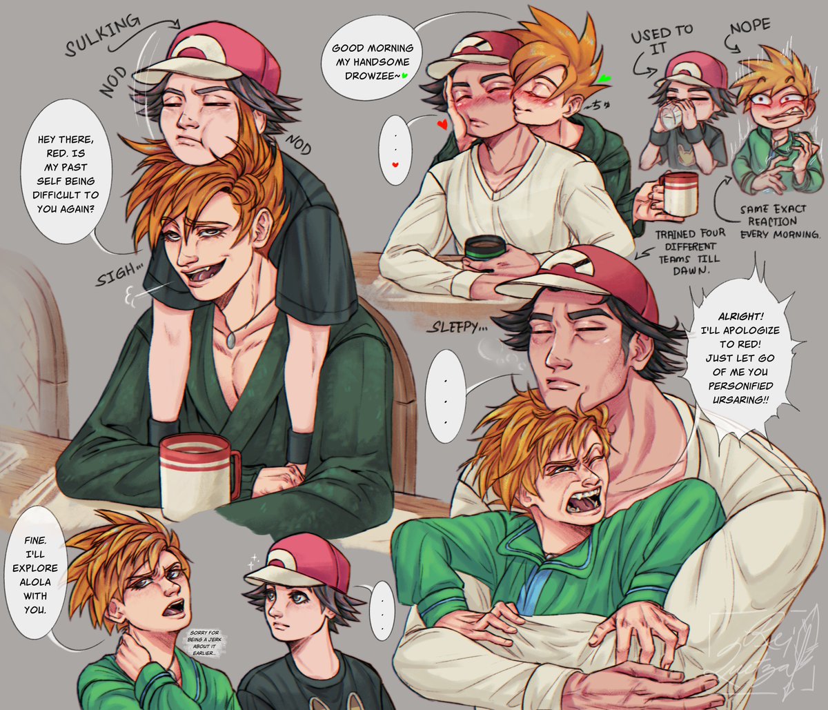 ReiQuetzal's tweet photo. Morning happenings
#reguri #namelessshipping #originalshipping https://t.co/39UryZfUVo