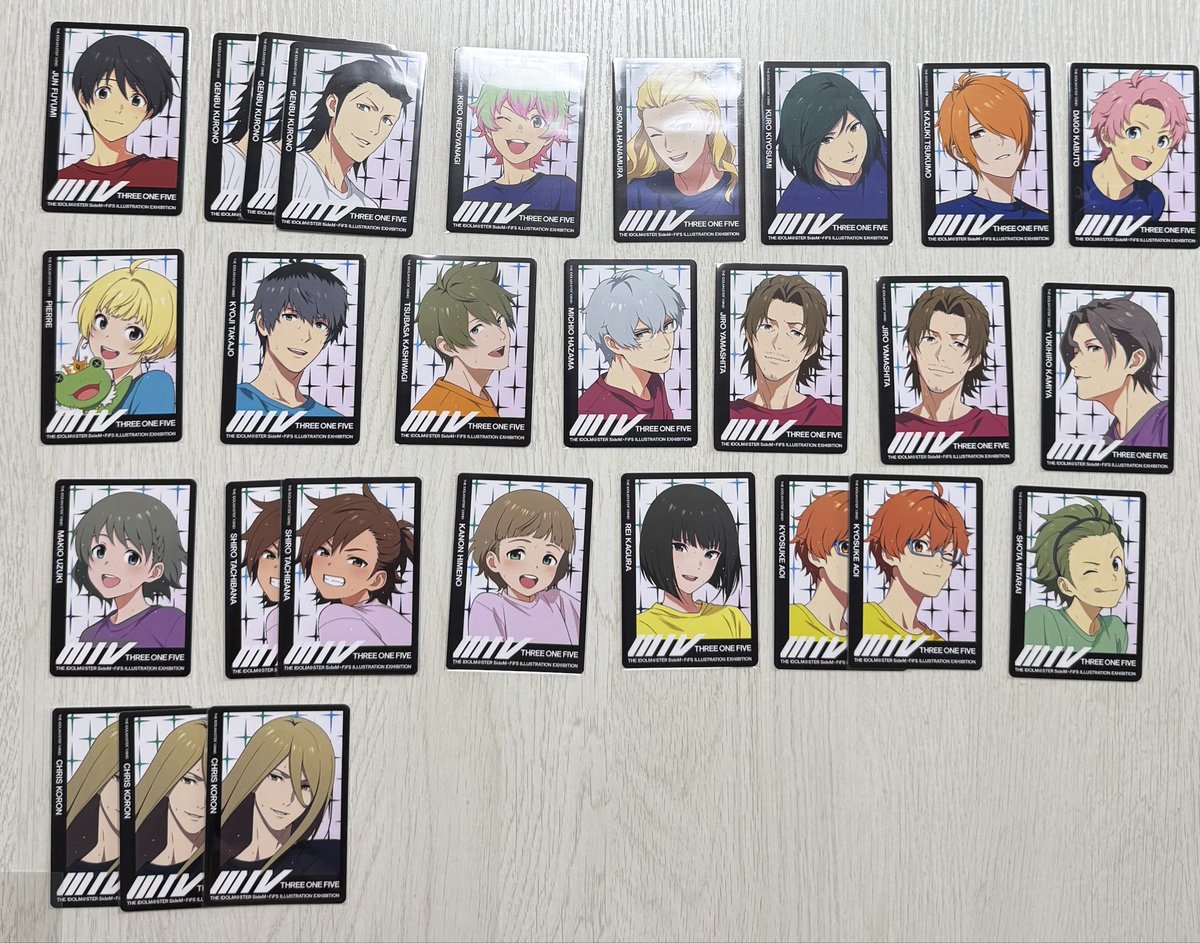 yokoshi454_imas's tweet photo. 【交換】
トレーディングカード vol.1 表情
表情トレカ

【譲】画像or 定価、こちらが買取させて頂く場合500円↑(相談させて下さい)

【求】同種隼人/同種咲 各1のみ
コンプ目的
(予備でコンプ揃えたく地味に粘っております)
もしお手持ちで迷子の隼人/咲いらっしゃいましたら！
本日FiFS手渡し/郵送！ https://t.co/kFdQqmc6TZ