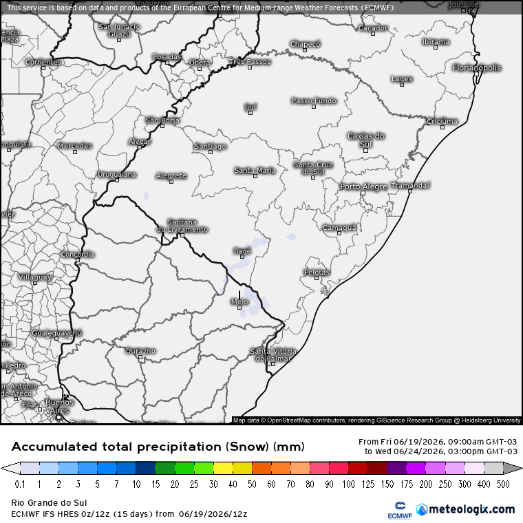 Igor__Roik's tweet photo. Modelo europeu indica risco de #neve em pontos do Rio Grande do Sul na próxima semana. 
Vamos acompanhando as próximas projeções. https://t.co/3ffAyk3vLJ