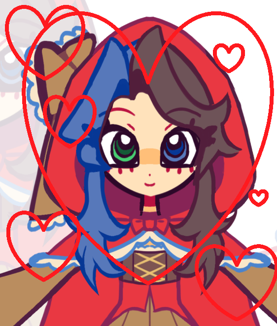 anriflores4's tweet photo. im actually going to be so surprised if any design in nqh beats magic's red riding hood's moeness. . ... i think she deserves an axe, too. to kill people. with an axe. as a treat https://t.co/AEQdKrOhq5