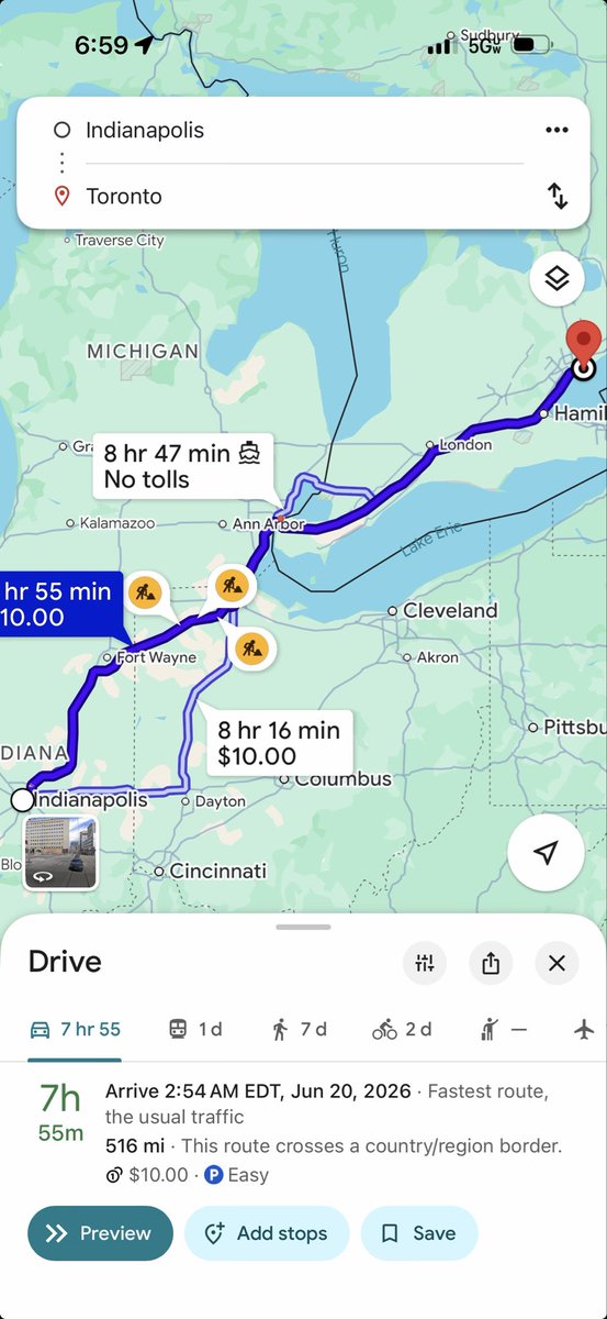 JCStanton55's tweet photo. @FreddyLA7 Can you get to Indianapolis? Detroit would be even better, 3.5 hour drive https://t.co/IsM2MpZjQi