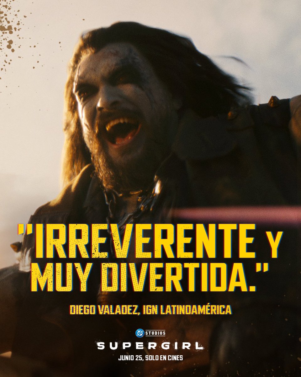 WBPictures_Mx's tweet photo. Vibrante. Emocionante. Inolvidable. ⚡️ #Supergirl es todo lo que esperábamos y más.

Pre-estreno: 23 de junio / Estreno: 25 de junio, solo en cines.
Boletos aquí: https://t.co/6GSVeK7Ile https://t.co/QIgoasX6Rq