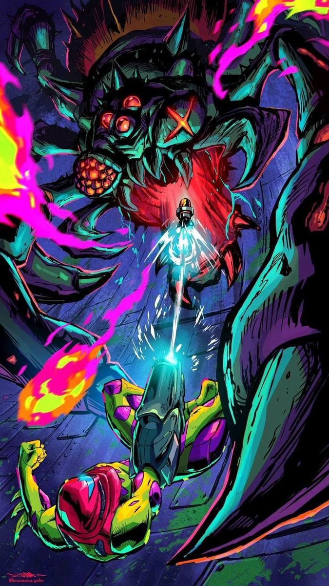 omorales81's tweet photo. Fusion Friday by the great @Kazumasa_yskn — Hit them up and follow! #Nintendo #Metroid #SamusAran #MetroidFusion #FusionFriday 👾 https://t.co/nD3vGHL06F