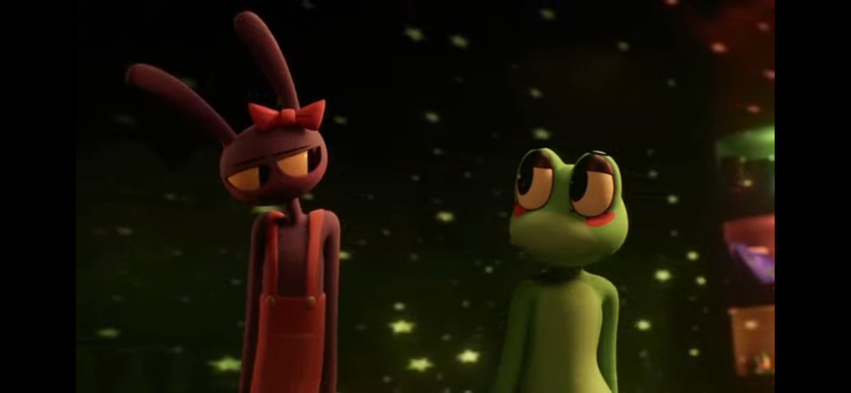 hereisladybird's tweet photo. Ribbit’s from Utah most likely. Good on her for getting out of that creepy hell state and being an ally. #theamazingdigitalcircus #TADC https://t.co/cgiK8aWALd