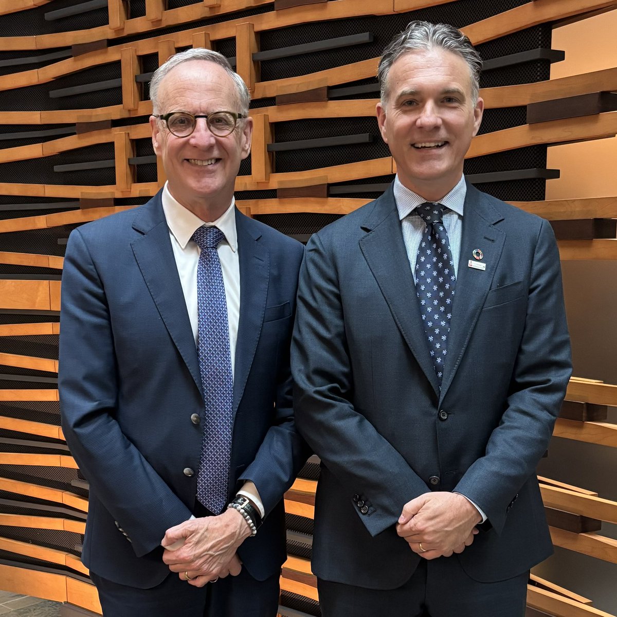Rob_Oliphant's tweet photo. Nutrition International is a flagship partner for Canada's work as a global leader in nutrition. Ensuring the health and wellbeing of children, upholding gender equality, and building resilient health systems are strong priorities for Canada's development efforts. Pleased to discuss future areas of cooperation with @NutritionIntl CEO, Joel Spicer.