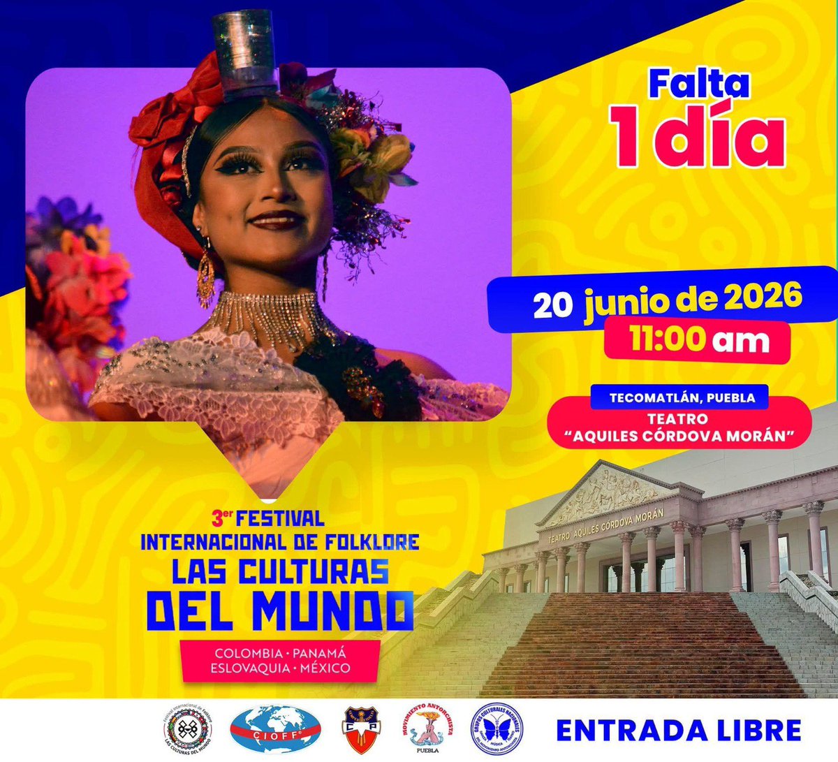 ChuckPerezV's tweet photo. #FolclorDelMundoEnTecomatlán https://t.co/f6Btg0Xn4E