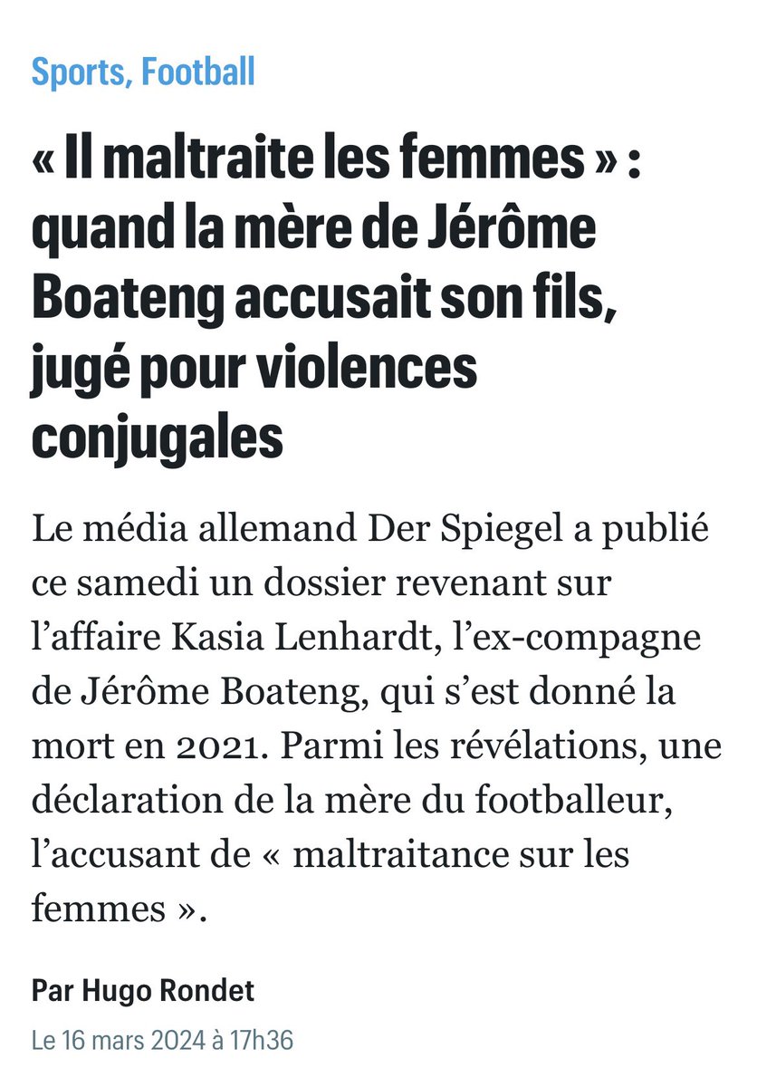 6anis_fcb's tweet photo. T’étais bien mignon quand fallait dénoncer les actes de Boetang légende de ton club qui frappait sa femme tout les jours https://t.co/05RtMTmB6Q