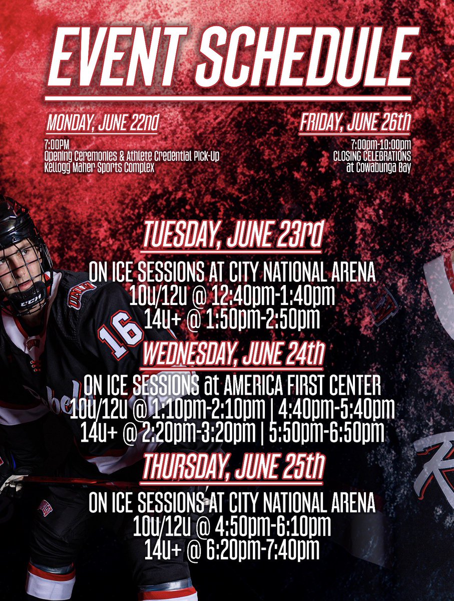 UNLVRebelHockey's tweet photo. Join our Battle Camp at the 2026 @vegas4athletes Summer Games‼️

This camp will give you the OPPORTUNITY to improve your skills, compete at a high level, and learn around like-minded athletes. Sign up with the QR code or link below 👇

https://t.co/JWGUC77Sh2 https://t.co/0t6VliLIsB