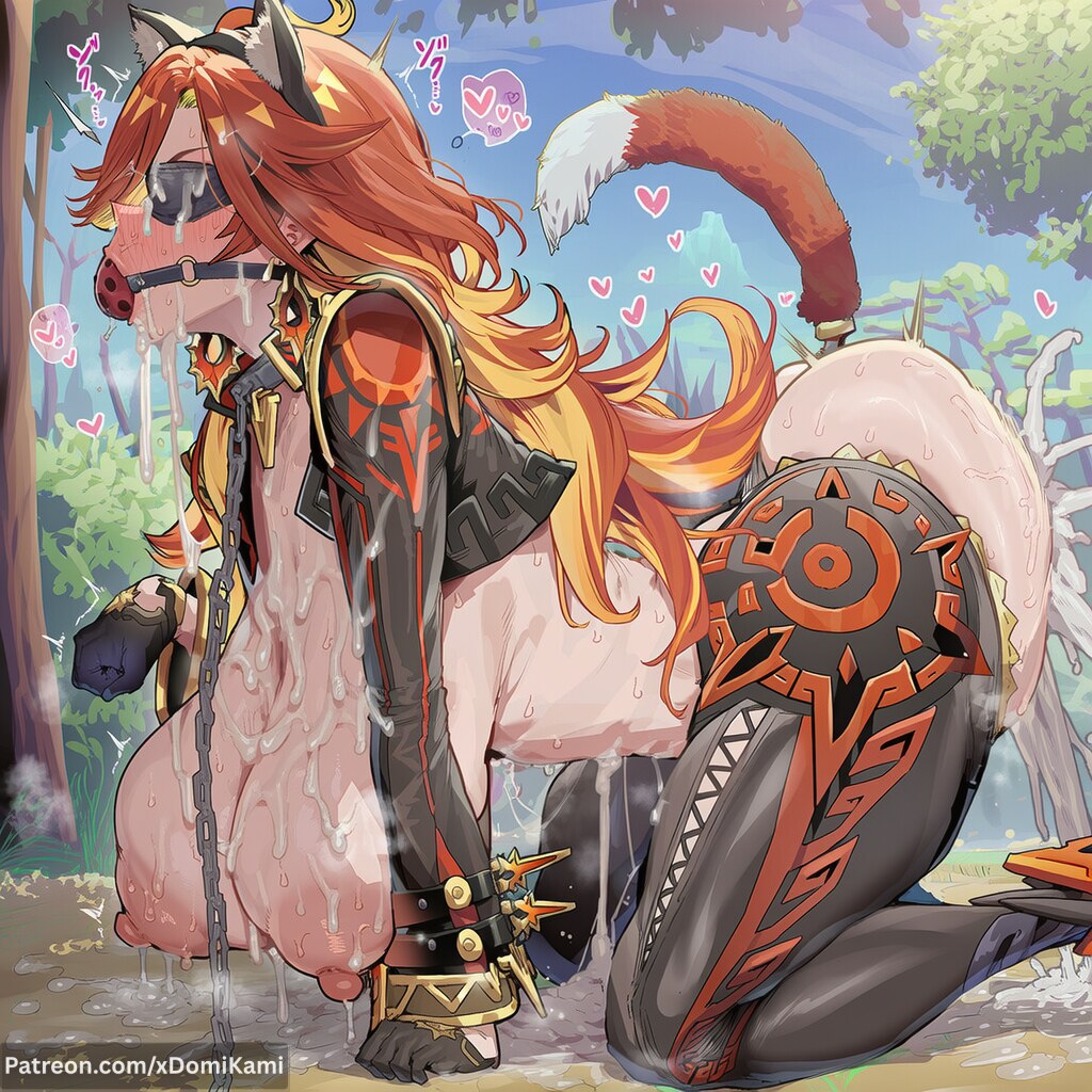 xDomiKami's tweet photo. Genshin Mavuika x Hilichurls (3/4)

Mavuika, the Pyro Archon, reduced to a Hilichurl breeding slave. Even a god can fall… Now she’s just another broken cumdump eagerly to be defiled~♡

Full Set on Patreon (280g) https://t.co/c4ouVOqVvu https://t.co/1w5vBfzXeJ