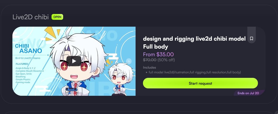 Asano_Starlight's tweet photo. Special discount for chibi live2d model 🎊🎉
turn your character into cute chibi now!

https://t.co/h5LhQxaxby

#vtuber #commission #vtubercommission #live2d #chibi #live2dchibimodel #vgen #VGenOpen #VGencommission https://t.co/IQXBQyjggB