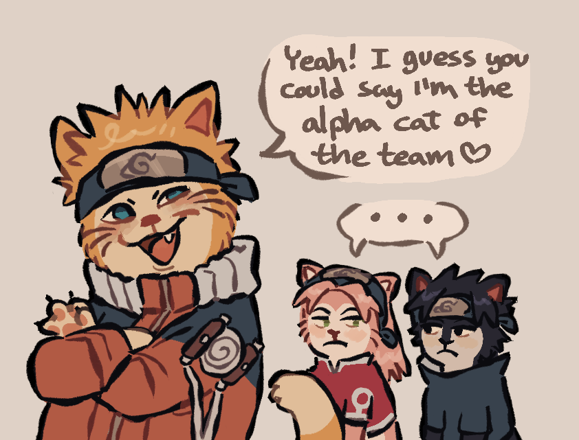 Frulleboi's tweet photo. Oh, he KNOWS he is the leader~
#naruto #sakura #sasuke #cat https://t.co/xAMsjLNbdB