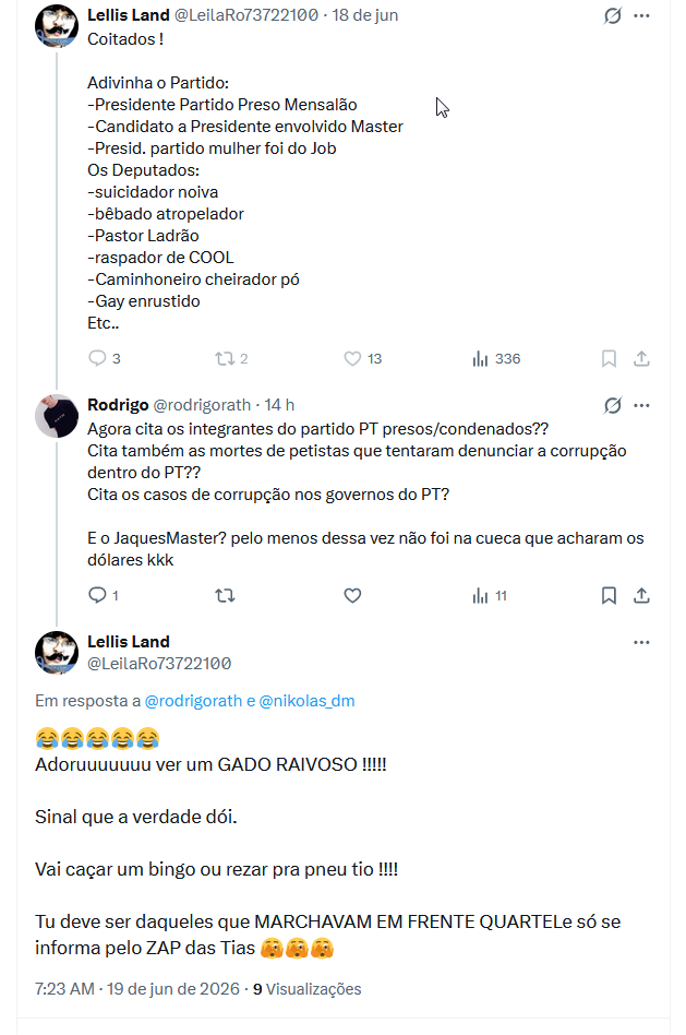 rodrigorath's tweet photo. O pilantra covarde me bloqueou após eu mostrar quem são realmente os criminosos.
Fascista responde aos comentários e depois bloqueia para não ser respondido e desmentido novamente.

Escória petista é isso aí! https://t.co/fGQ6JWLBza