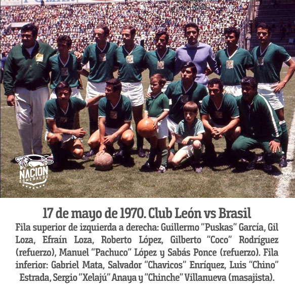 NacionEsmeralda's tweet photo. @CBF_Futebol A pesar de la goleda de 5-2, los «Esmeraldas» dejaron buena impresión. Un juegazo, según quienes lo presenciaron.  Una joya histórica para el Club León. https://t.co/0ixW7sZCcW