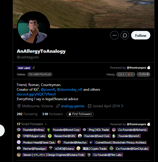 thesis_trades's tweet photo. insane mutual follwers and the dev is very interested in launching a game for the token

Kintara proved that tokenized games has marketshare and is here to stay 

Flip deved by @cashtagyolo is next up and is a hidden gem

Hn66qPpRuDF9U68itH4iFM3rVqropi96yMf1RfAEpump https://t.co/lIlnpF1fEt