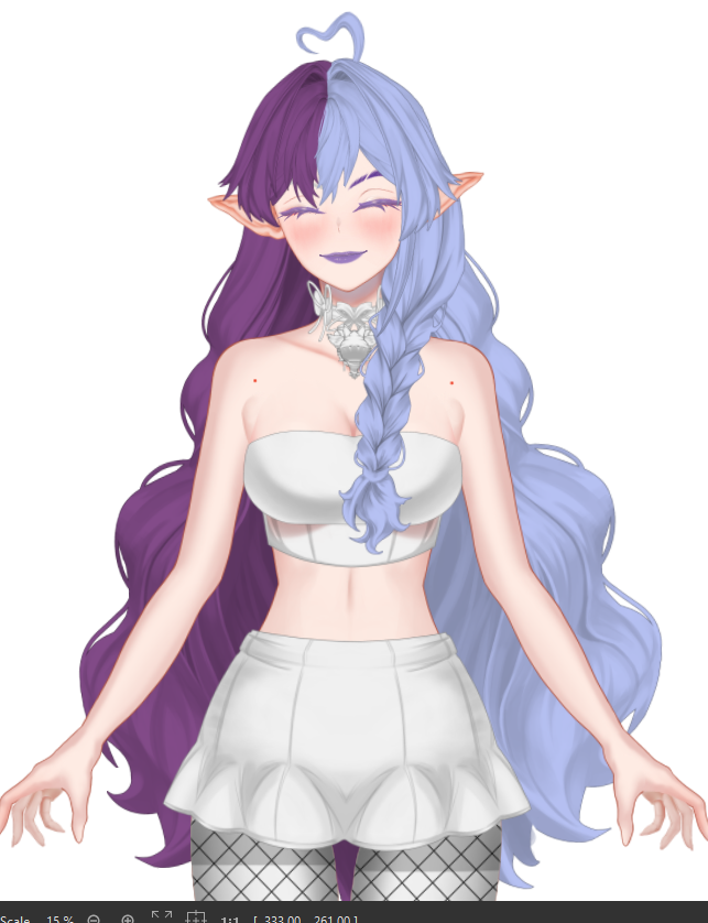 OGLolmeng's tweet photo. My WIP✨#Live2D #vtuberModel #CostumizableModel #WIP https://t.co/zPGIb9szWk