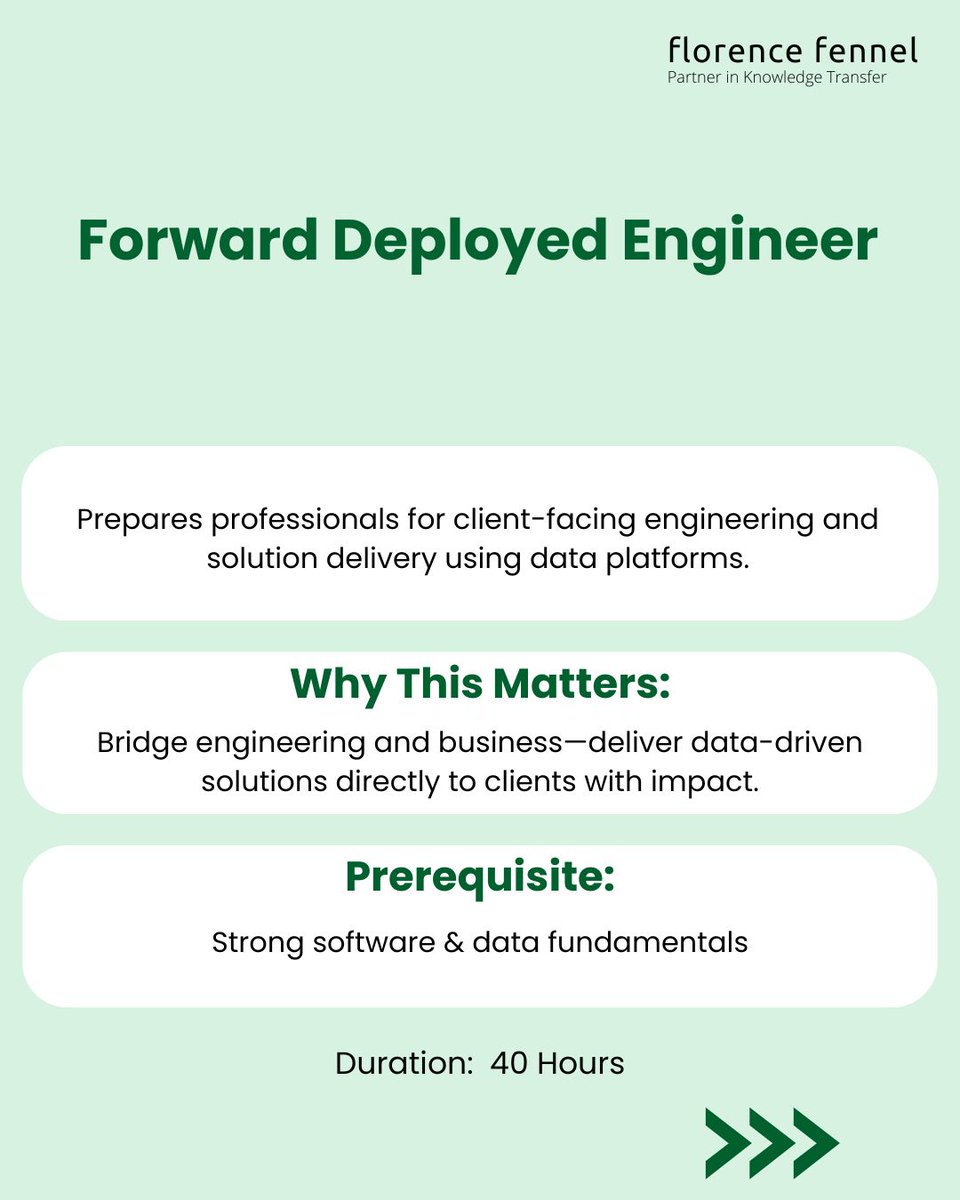 Florence4Growth's tweet photo. SAP Hybris Commerce + Forward Deployed Engineer progressionโFlorence Fennel bootcamps (32 hrs + 40 hrs).
Comment HybrisFDE below for a free 15โminute consultation.
#SAPHybris #ECommerce #ForwardDeployedEngineer #DataPlatforms #ClientEngineering #EnterpriseTech https://t.co/6sLx1fWXpe