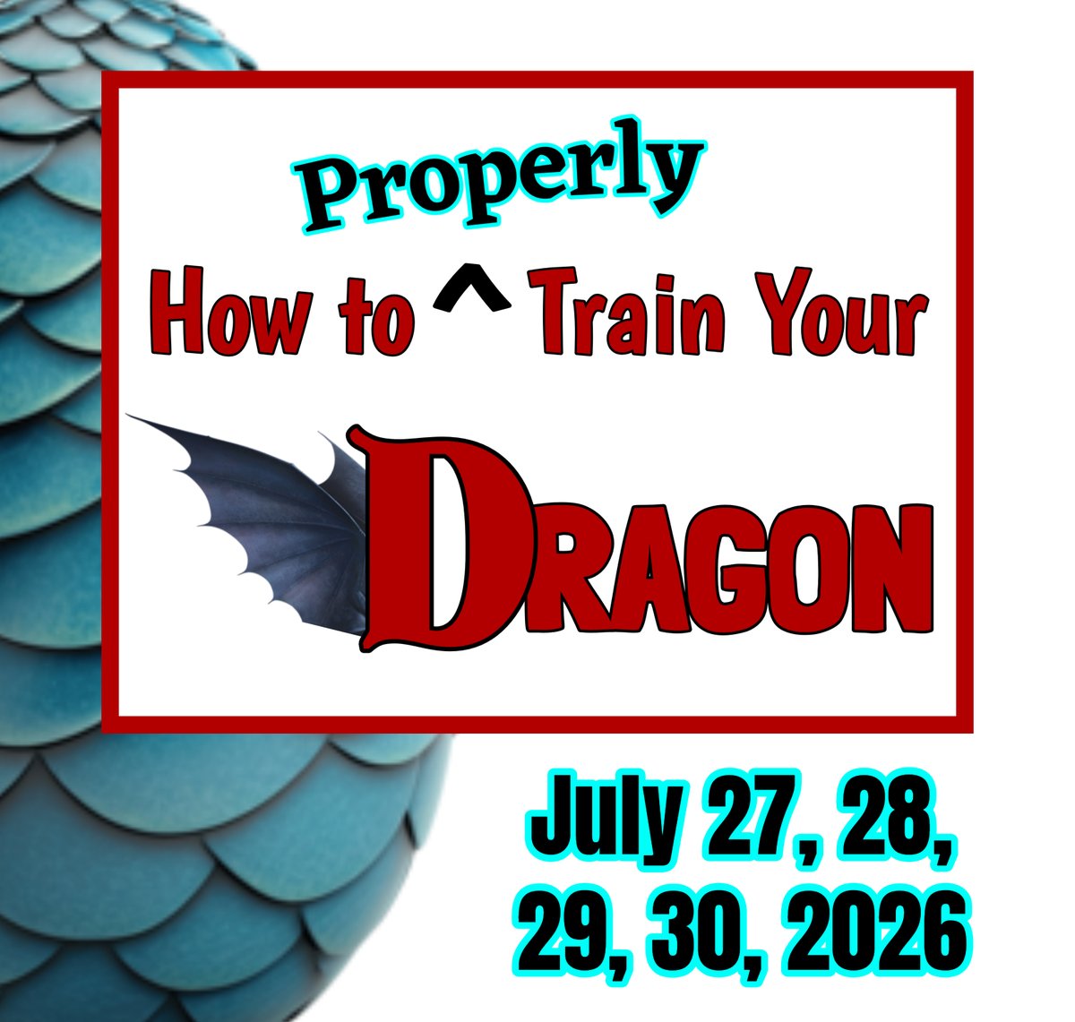 StarsofTomorro4's tweet photo. “How to Properly Train Your Dragon” Camp, ages 6-14
M-Th, July 27-30, 2026, 8am-12:30pm https://t.co/6hZfV25PSf #starsoftomorrowchildrenstheater #dragon #summer2026 #redlandsca #kids https://t.co/FdU5zHpSDH