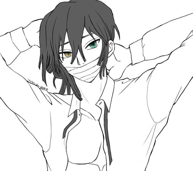 Neo0871's tweet photo. これは🌊🎴民の友人(@migi_yuu_ )が描いてくれた🐍さんです😊
モクテル勤務終わりだそうです☺️
お疲れ様です!!IROっぺぇですね～けしからん🤤💕
普段🐍さんを描かない人が描いてくれるとレア感あっていいですね😋
ちな、ペナ🖼↓↓なのでこれからも粗探し頑張ってまいりマス!! https://t.co/CjlxAgTDcI