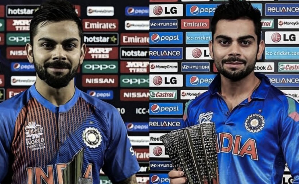 parasVK's tweet photo. Virat Kohli in T20WCs :-

• Percentage of team runs
2012 - 26.5 %
2014 - 38.8 % 
2016 - 40.8 % 
2022 - 30.6 % 

• SR difference with Rest of the team 
2012 : +4.1
2014 : +17.6
2016 : +41.8 
2022 : +4.5

Yes, This is called "CARRYING" 🐐 https://t.co/foJmfQ48C8
