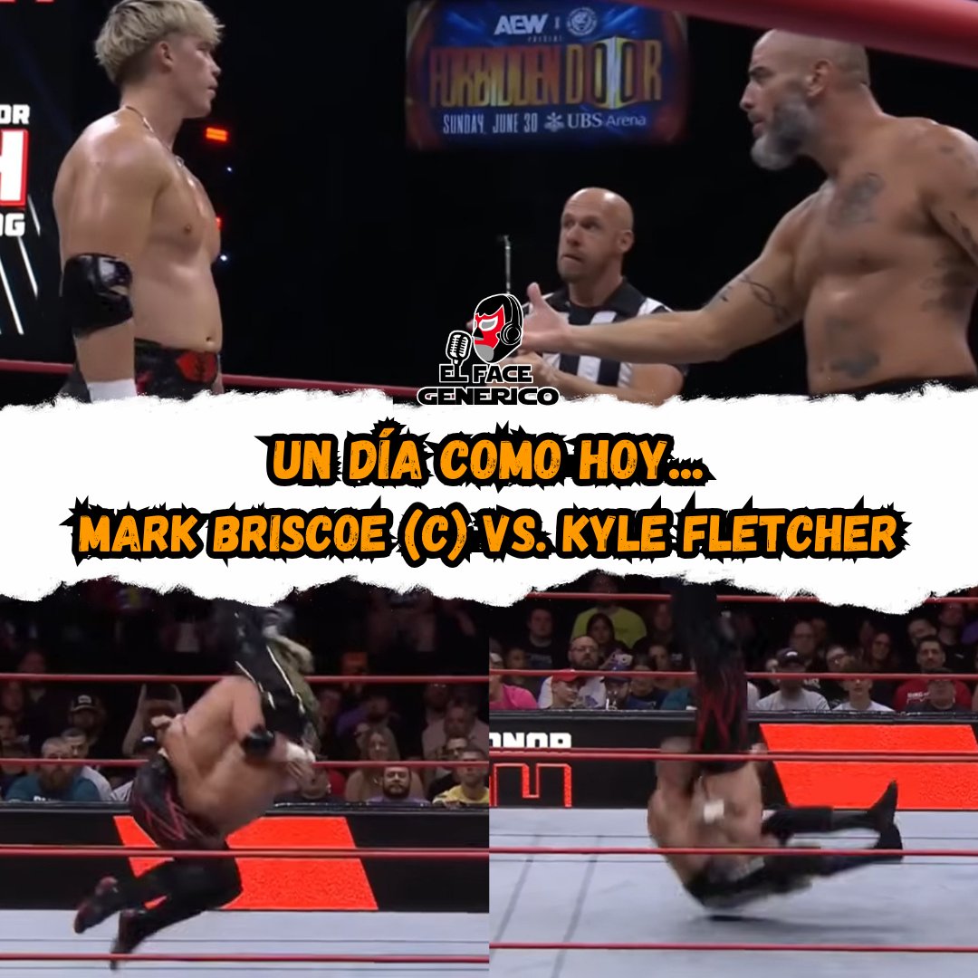 FaceGenerico's tweet photo. Un día como hoy, pero de hace 2 años, Mark Briscoe ponía en juego el Campeonato Mundial de Ring of Honor ante Kyle Fletcher, Campeón Mundial Televisivo ROH en ese momento. https://t.co/w1gCHzZwLR