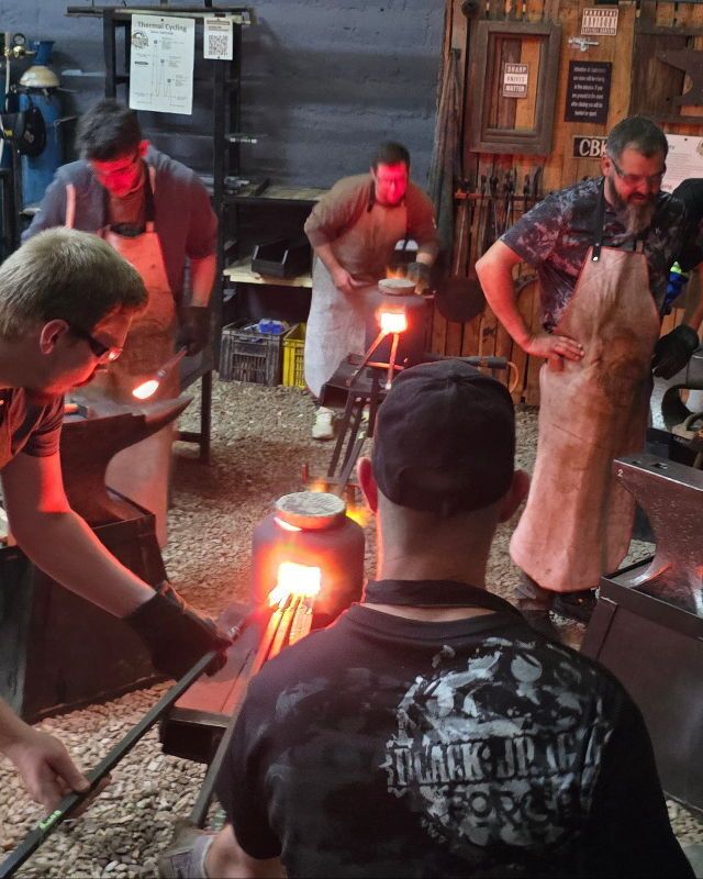 BlackDragonF's tweet photo. Spend a full day in a real working forge, learning the basics of bladesmithing while making your own forged knife from start to finish. No experience needed. Come alone, bring a friend, bring your partner, or book it as a gift. More info &amp; bookings: https://t.co/MpVElWw5r8 https://t.co/0HQw6edd5v