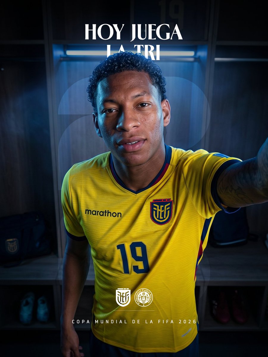 LaTri's tweet photo. 🇪🇨 Vamos Ecuador 🇪🇨

🆚🇨🇼
⌚19H00 (ECU)
🏆COPA MUNDIAL DE LA FIFA
📅Fecha 2 - Fase de Grupos
🏟️Estadio Kansas City

#UnSoloEcuador 🇪🇨 https://t.co/nhsNVTDyzy