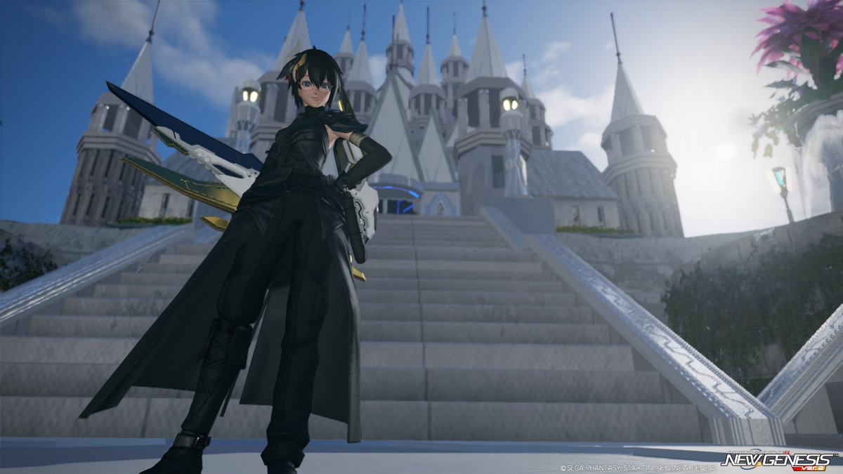 AArirty's tweet photo. Welp- I got this new outfit in NGS and now Tama looks like an FFXIV character

#PSO2 #PSO2NGS #OC https://t.co/eHMvfnoPHC