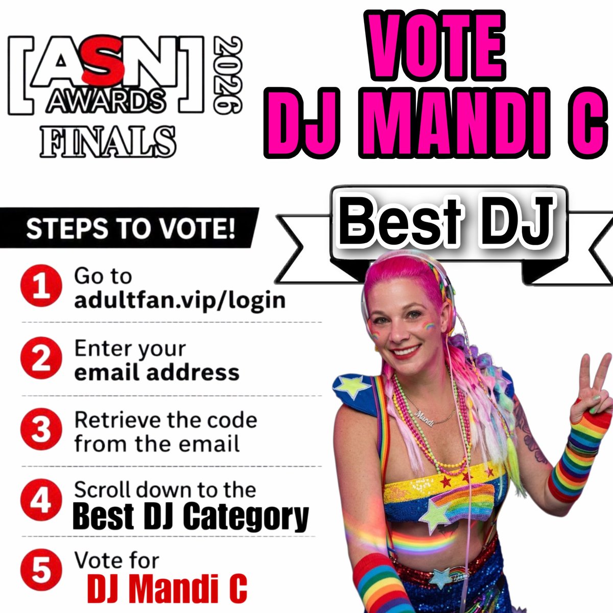 DJ_MandiC's tweet photo. Thank you for all the love and support I have been shown! It means so much to me! Please take a minute to vote for me, I would definitely appreciate it! I am the only female finalist! Thank y’all so much! #djmandic #bestdj #asnfinalist #VoteNow #girldj https://t.co/KxDd9Fq6UV https://t.co/xpBKt68gLw