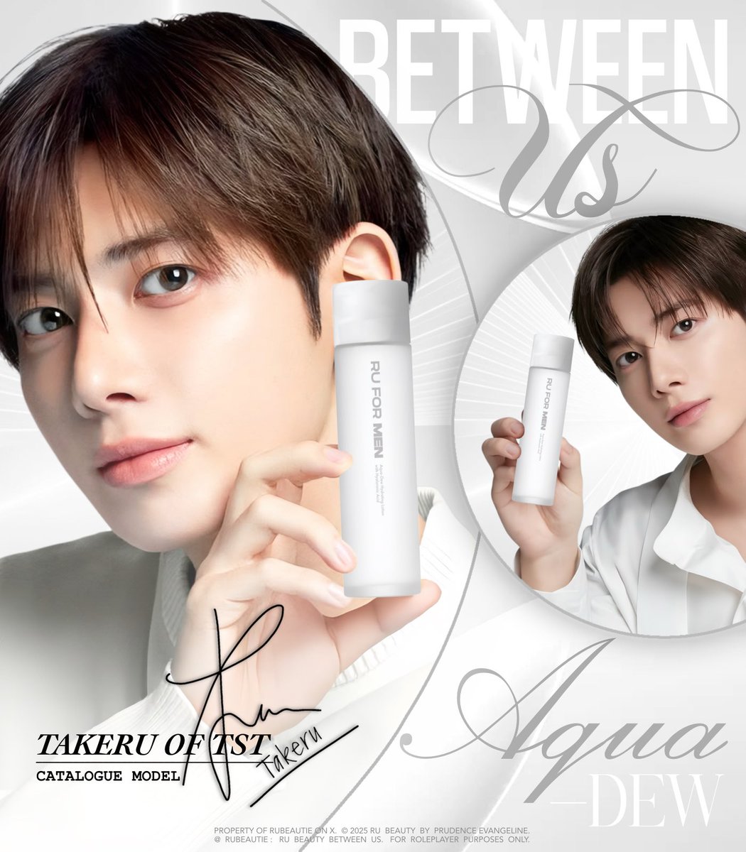 RUBeautie's tweet photo. ⠀

⠀ ⠀𝑩𝑬𝑻𝑾𝑬𝑬𝑵  𝑼𝑺⠀⠀𓂃 ࣪˖ 𓆩𓆪⠀⠀ #TAKERU

⠀ ⠀Every routine begins with a drop of care
⠀ ⠀that'll  hydrate   your  skin   for   the  day.

⠀ ⠀01⠀࿐⋆*⠀𝗔𝗾𝘂𝗮-𝗗𝗲𝘄 𝗛𝘆𝗱𝗿𝗮𝘁𝗶𝗻𝗴 𝗟𝗼𝘁𝗶𝗼𝗻

⠀ https://t.co/qbdznNiba3