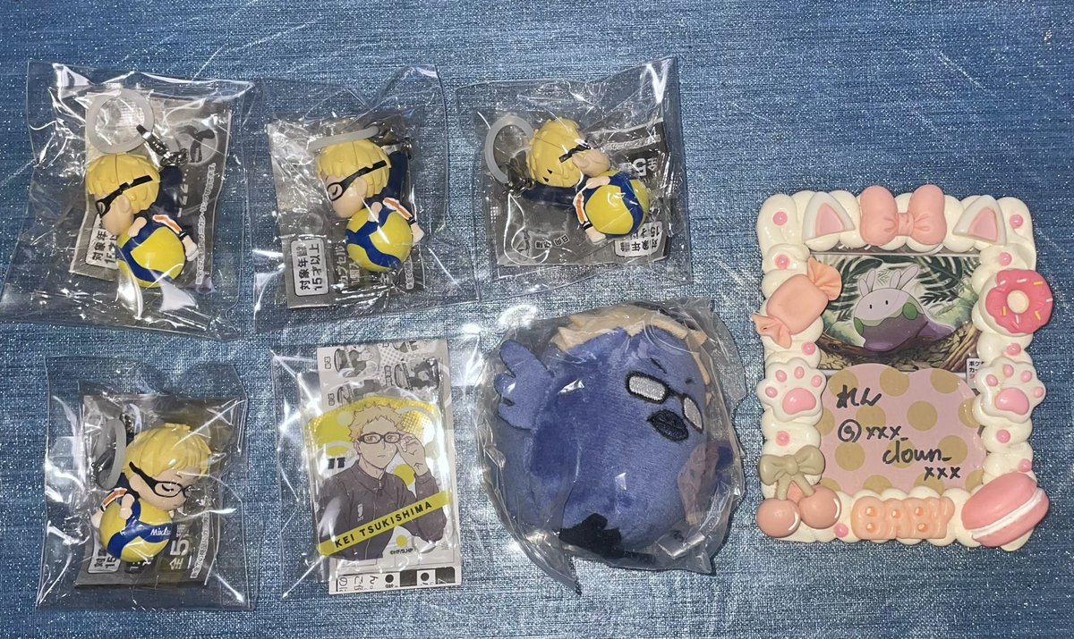 xxx_clown_xxx's tweet photo. 【交換 譲渡】
▼譲
ハイキュー
めじるしアクセサリー おやすみタイム
アニマルぬいぐるみマスコット
PLAY バレーボール アクスタ
月島

▼求
300円＋送料 ＞ 異種 黒尾、澤村

交換は都内手渡し希望

#RN取引 https://t.co/AlkSuZn30I